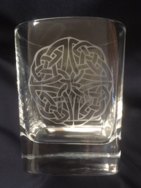 Celtic Square Whisky Glass