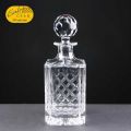 Earle Square Shaped Cut Whisky Decanter