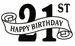 Birthday Scroll 21st